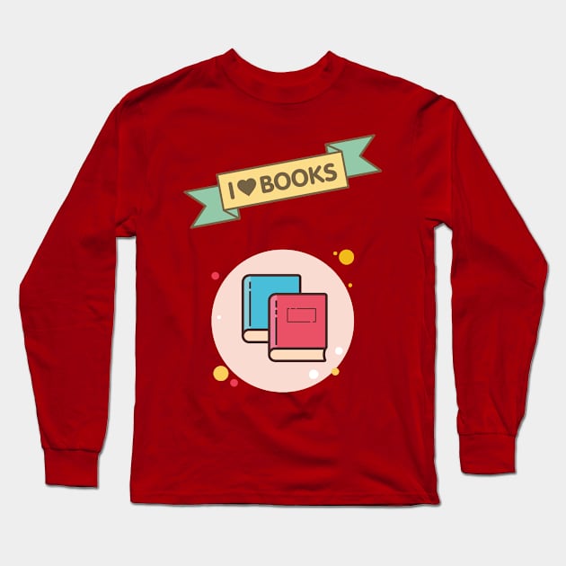 books Long Sleeve T-Shirt by Ledos